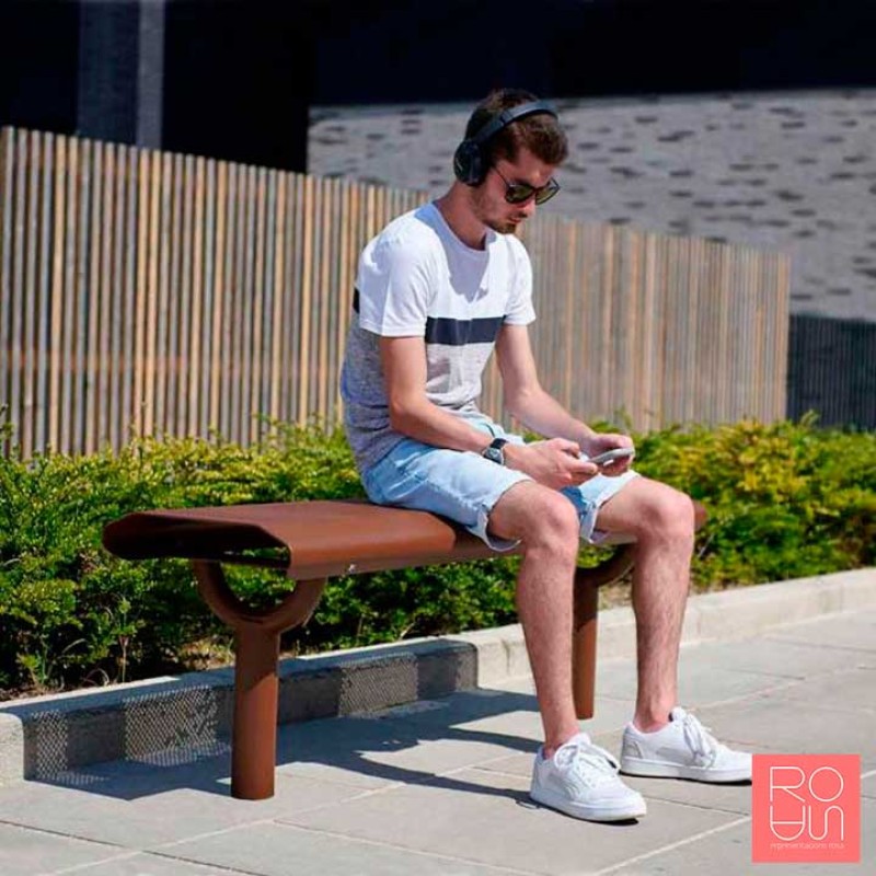 Banqueta Oslo en només acer